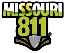 Missouri 811_Logo_Full Color Reversed Stacked