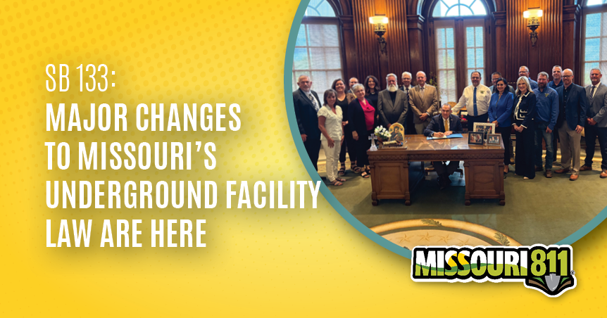 SB 133: Major Changes to Missouri’s Underground Facility Law Coming in August